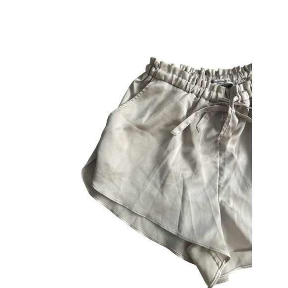 ABERCROMBIE & FITCH Beige Satin Sleepwear Shorts Size Small - Picture 4 of 6